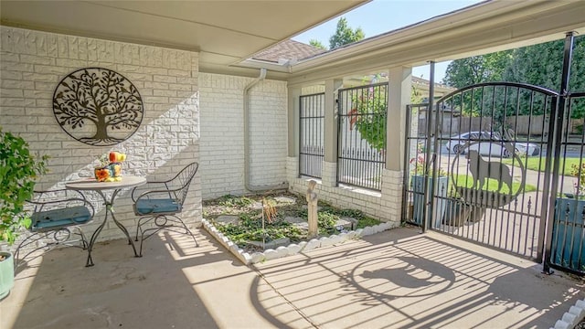 view of patio