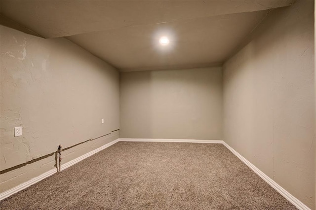 spare room featuring carpet floors