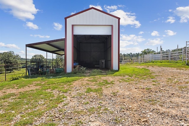 view of outbuilding