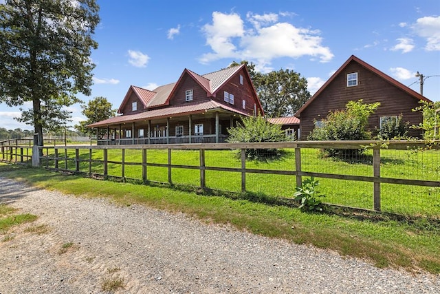 view of property exterior with a yard