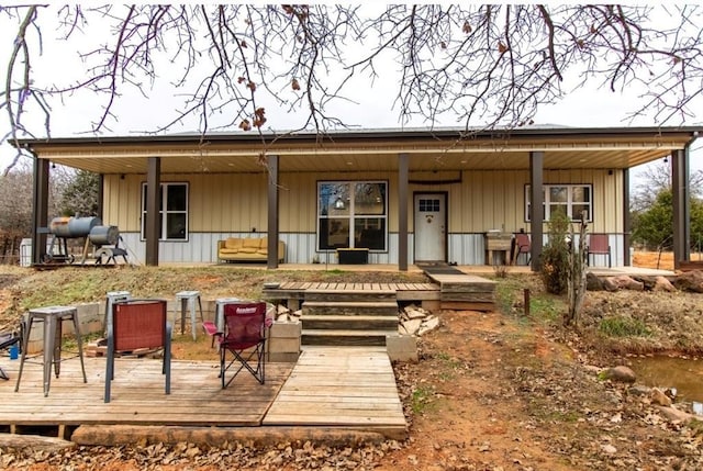 view of rear view of property