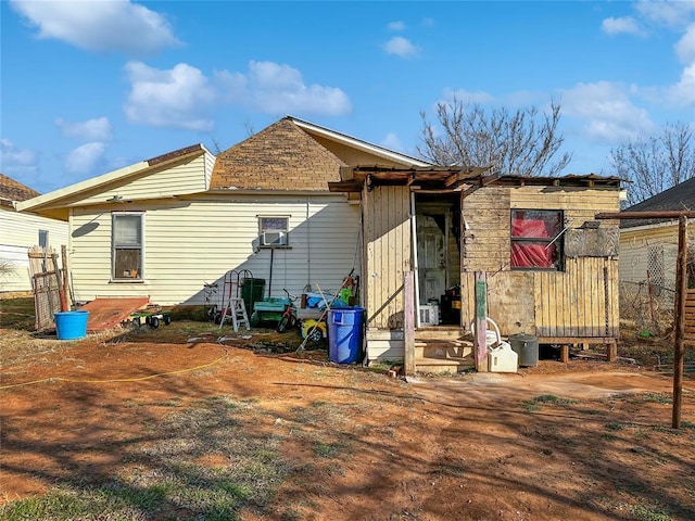 view of back of property