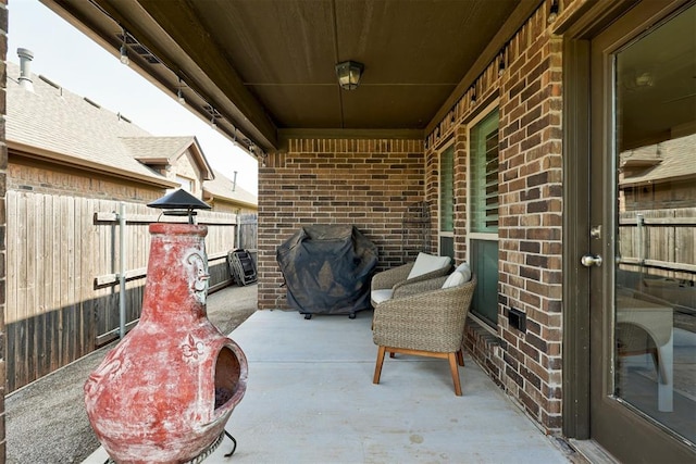 view of patio