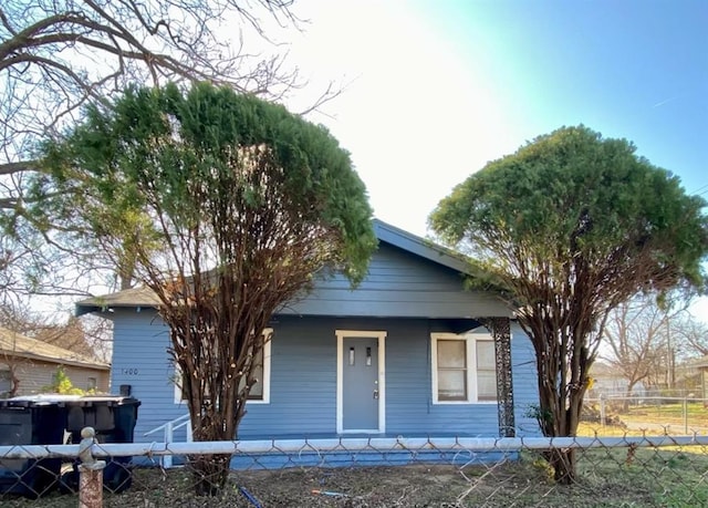 view of front of house with covered porch