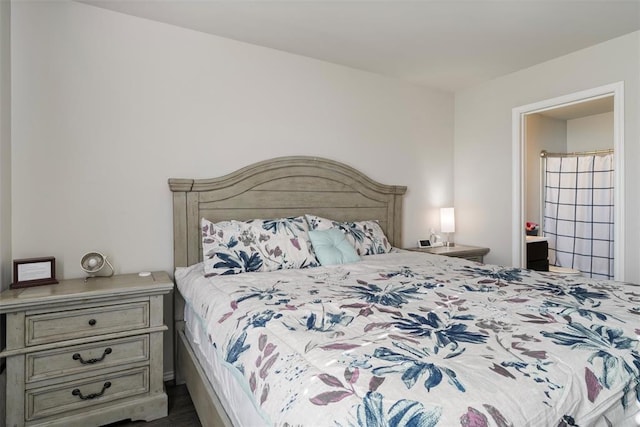 bedroom with ensuite bathroom