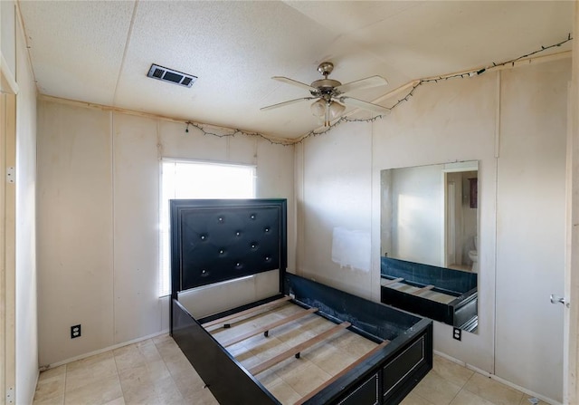 bathroom with ceiling fan