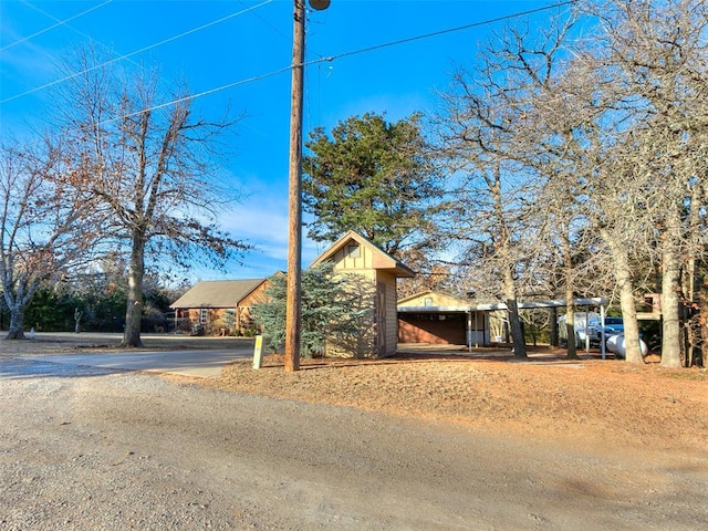 view of front of property