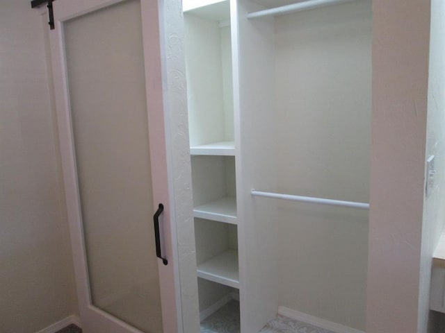 view of closet