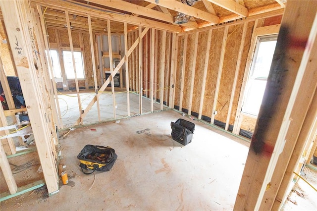 miscellaneous room featuring a wealth of natural light