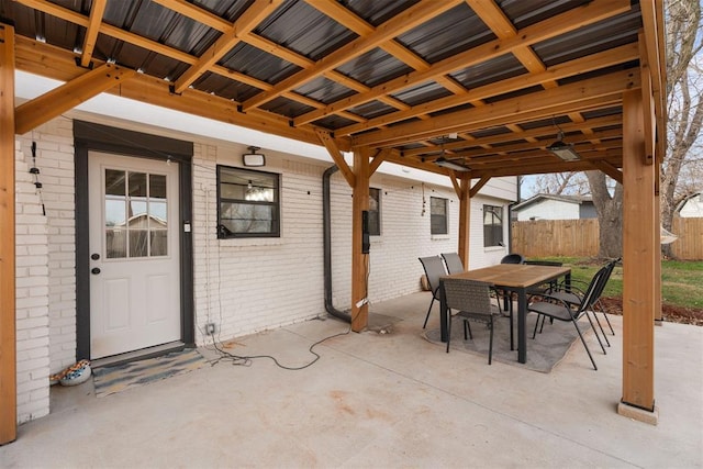 view of patio