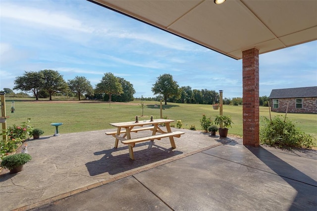 view of patio