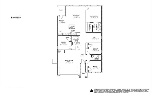 13074 Mannington Rd, Edmond, OK 73025 - view of floor plan / room layout
