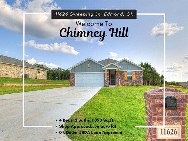 11626 Sweeping Ln, Guthrie OK, 73044, 4 bedrooms, 2 baths house for sale