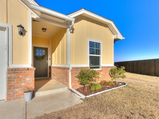 view of entrance to property