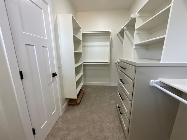 2402 Black Jack Way, Blanchard, OK 73010 - walk in closet with dark carpet