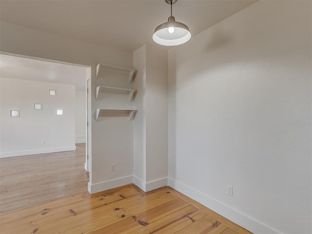 2832 NW 45th St, Oklahoma City, OK 73112 - spare room featuring light wood-style flooring and baseboards