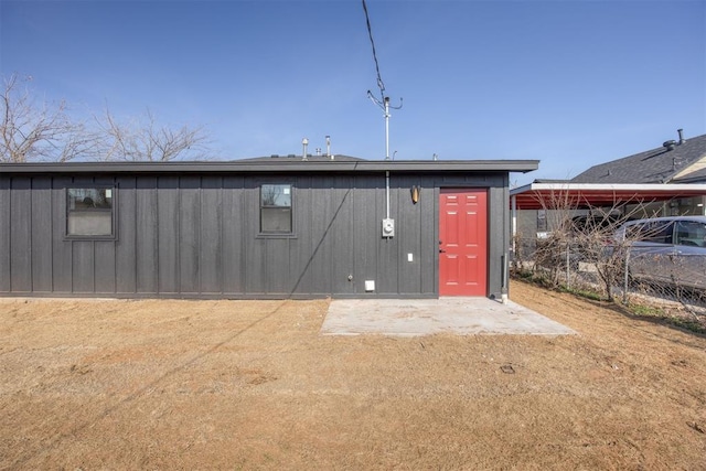 view of rear view of property