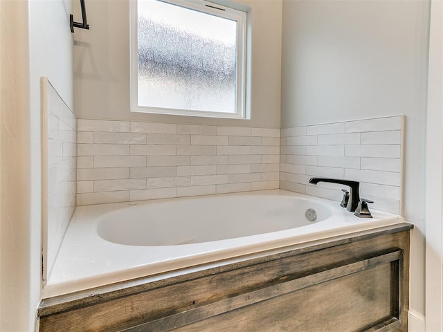 bathroom featuring a bathtub