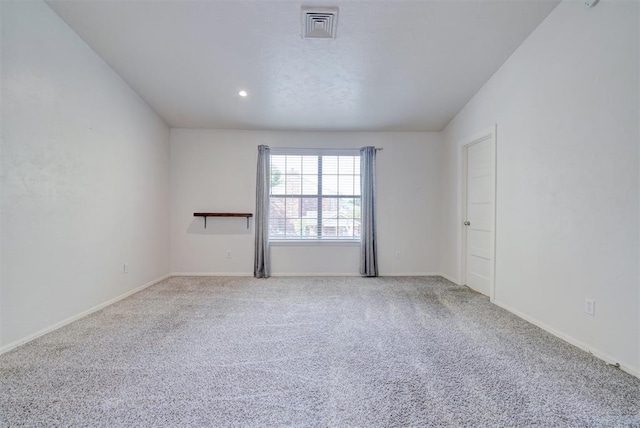 empty room with light carpet