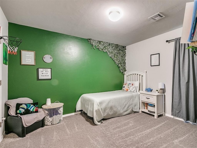 bedroom featuring carpet floors