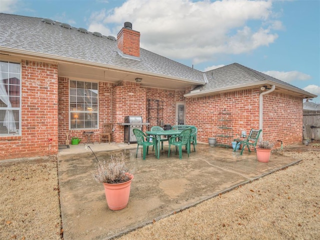 view of patio / terrace featuring grilling area