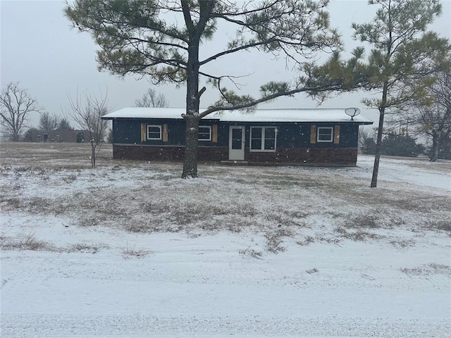 view of ranch-style house