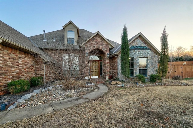 view of front of home