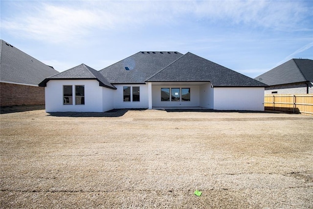 view of back of property