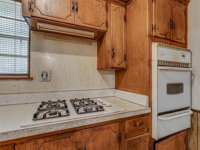 kitchen with white appliances