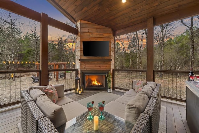 exterior space with plenty of natural light