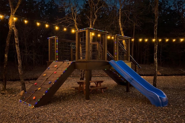 view of play area
