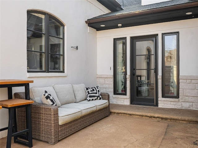 5808 Mistletoe Ct, Oklahoma City, OK 73142 - doorway to property with a patio