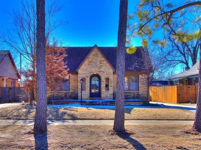 view of english style home