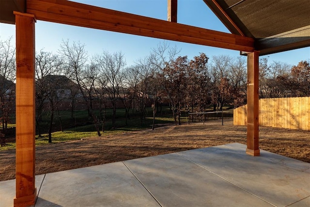 view of patio