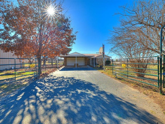 view of front of property