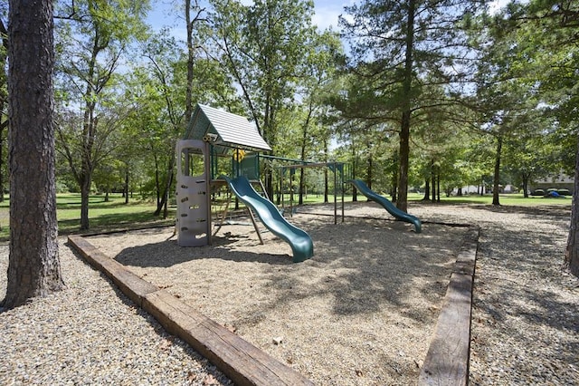 view of play area