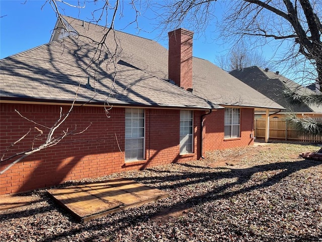 view of rear view of house