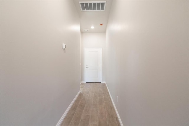 1917 Taines Turn, Norman, OK 73072 - hall featuring recessed lighting, baseboards, light wood finished floors, and visible vents