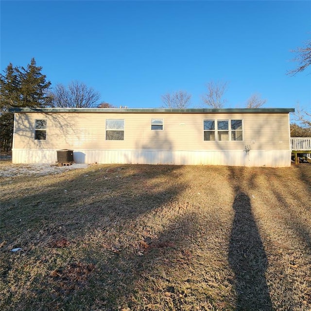 view of rear view of property