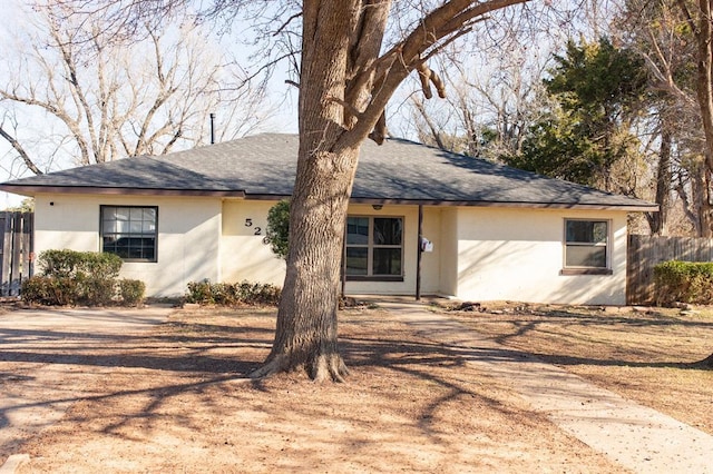 view of ranch-style house