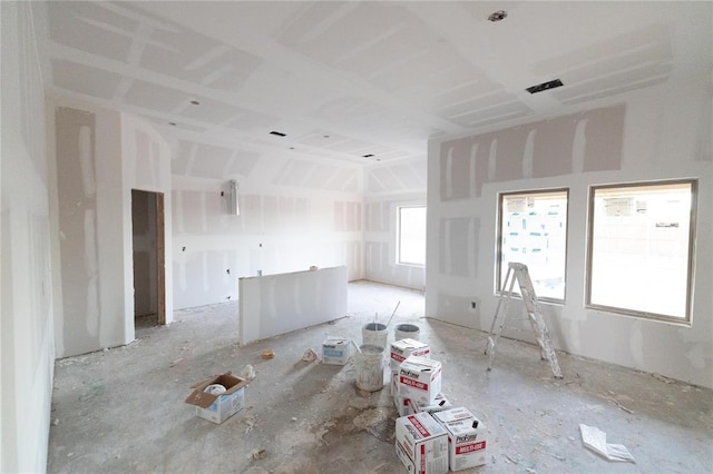 view of spare room
