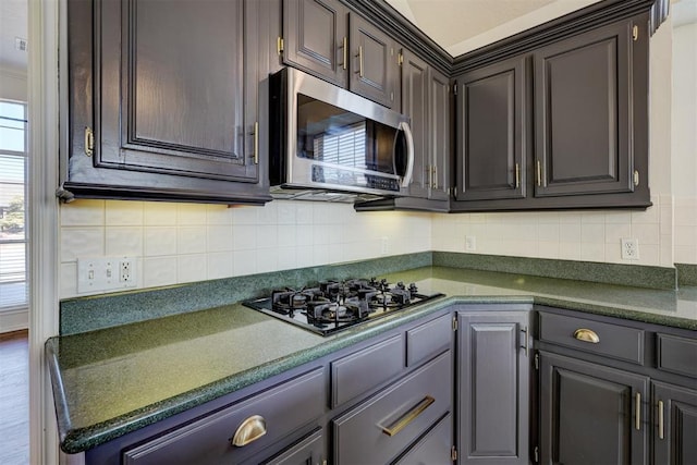 kitchen with appliances with stainless steel finishes