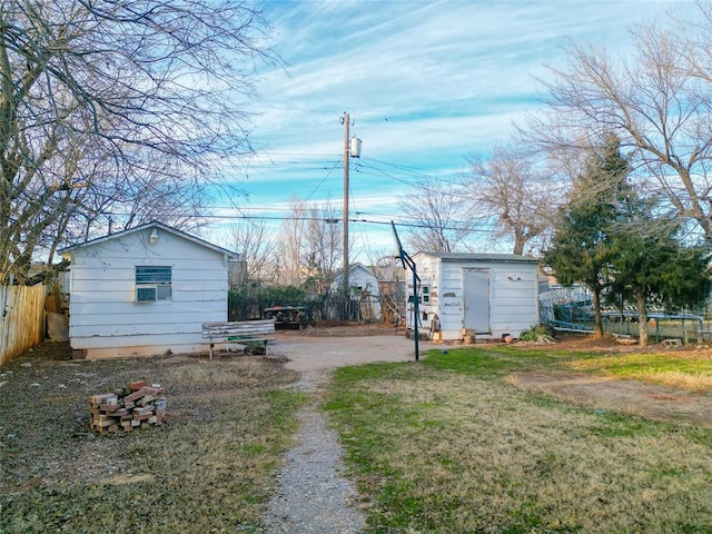 exterior space with driveway