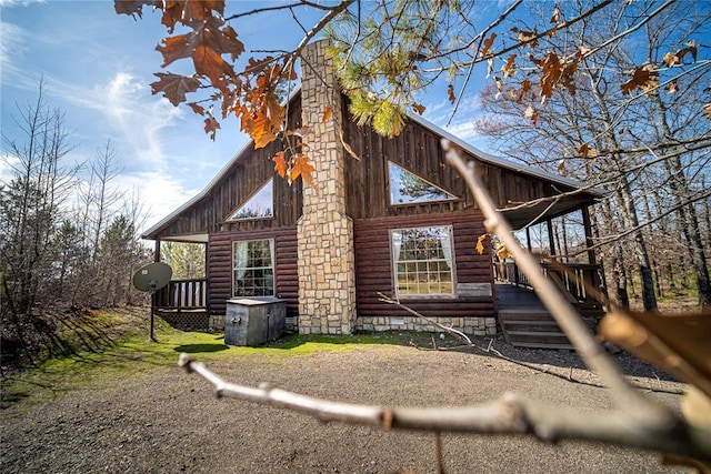 view of side of home