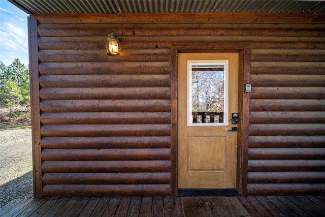 view of property entrance