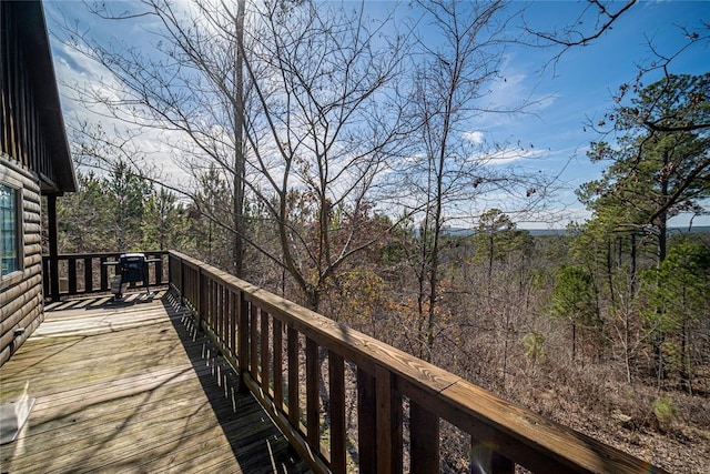 view of deck