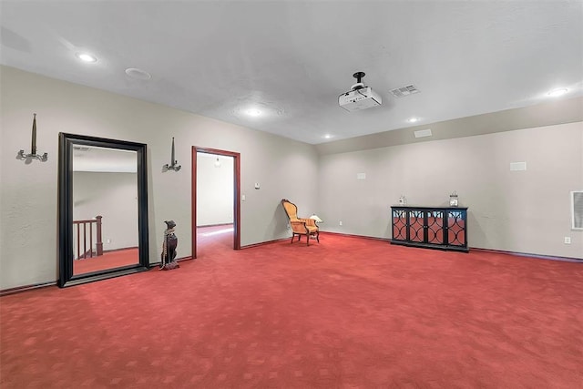 unfurnished room featuring carpet floors