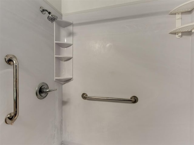 details with walk in shower