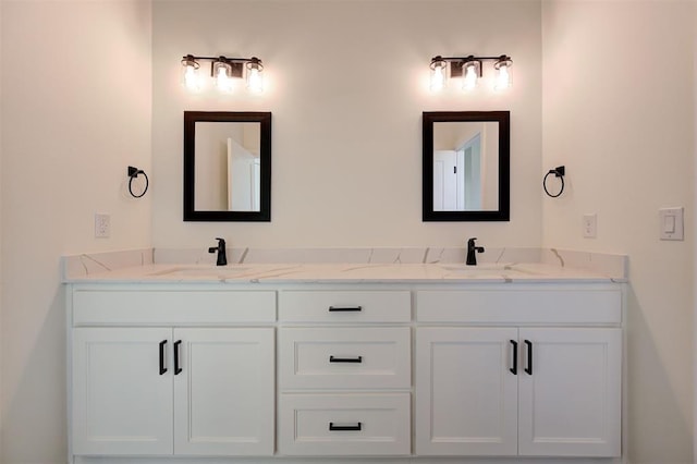 2270 NW 227th St, Edmond, OK 73025 - bathroom with a sink and double vanity