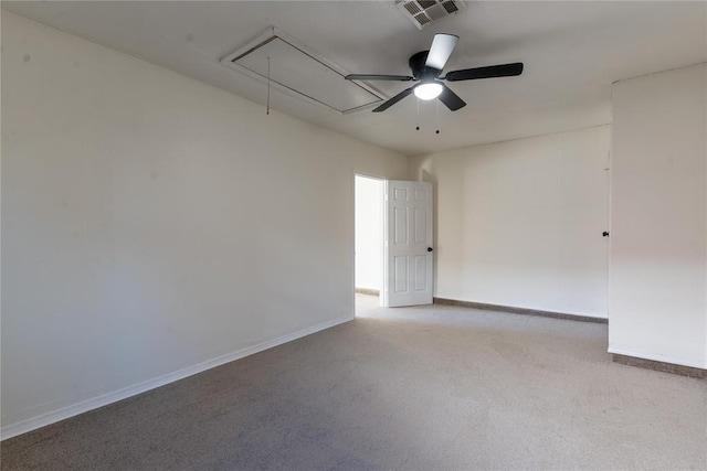 unfurnished room featuring carpet flooring